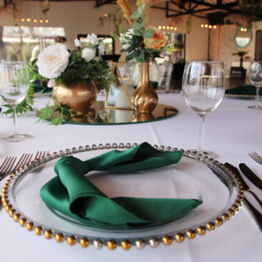 servet verde smarald